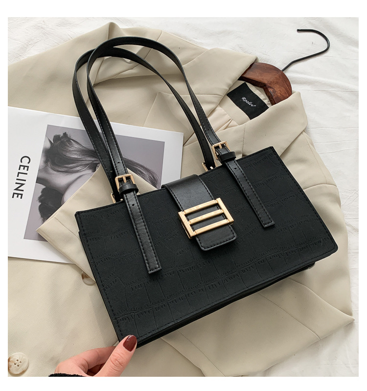 Korean Women's Bag Fashion Handbag Underarm Casual Small Square Bag display picture 9