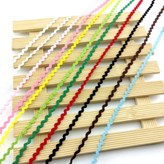 3MM Mini Wave Edge Band S-Shaped Wave Band Clothing Home Textiles Pillow Shoes Hats DIY Supply Material