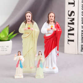 厂家直销东欧人物神父工艺品塑料树脂宗教系列摆件装饰客厅装饰