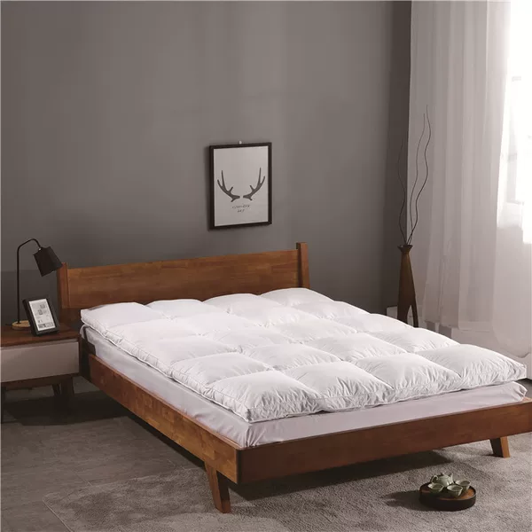 Five-star hotel special padded down mattress 1.5m1.8m white goose down tatami mattress double