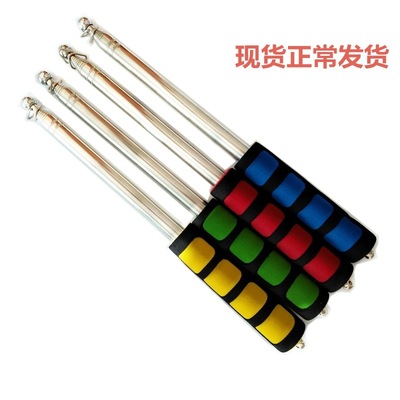 供应跨境1.2米导游旗杆  海绵套手柄送挂绳 工厂现货批发