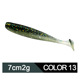 Soft Paddle Tail Fishing Lure 14 Color Soft Plastic Baits Fresh Water Saltwater Sea Bass Swimbait Tackle Gear