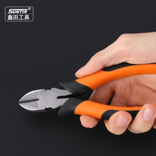 SUNTIN Diagonal Pliers Industrial Grade Tools Diagonal Pliers Partial Pliers Diagonal Mouth 5 Inch 6 Inch Electrician Pliers