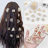 Big elegant crab pin from pearl, hairgrip, shark for bath, hairpins, hair accessory, new collection, South Korea