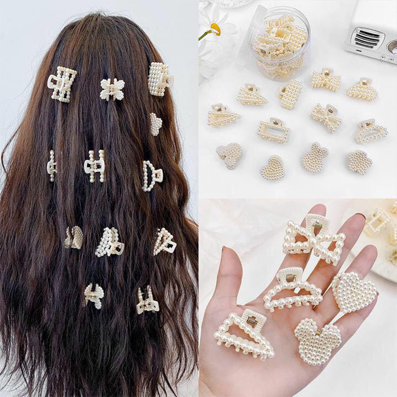 Nuevos Accesorios Para El Cabello Con Clip De Tiburón De Baño Elegante Para Niñas Coreanas De Perlas display picture 42