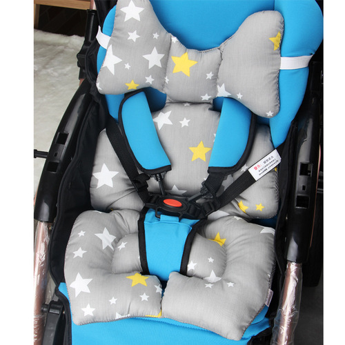 Multifunctional baby and child car safety seat cushion, stroller cushion, full body support sleeping cushion