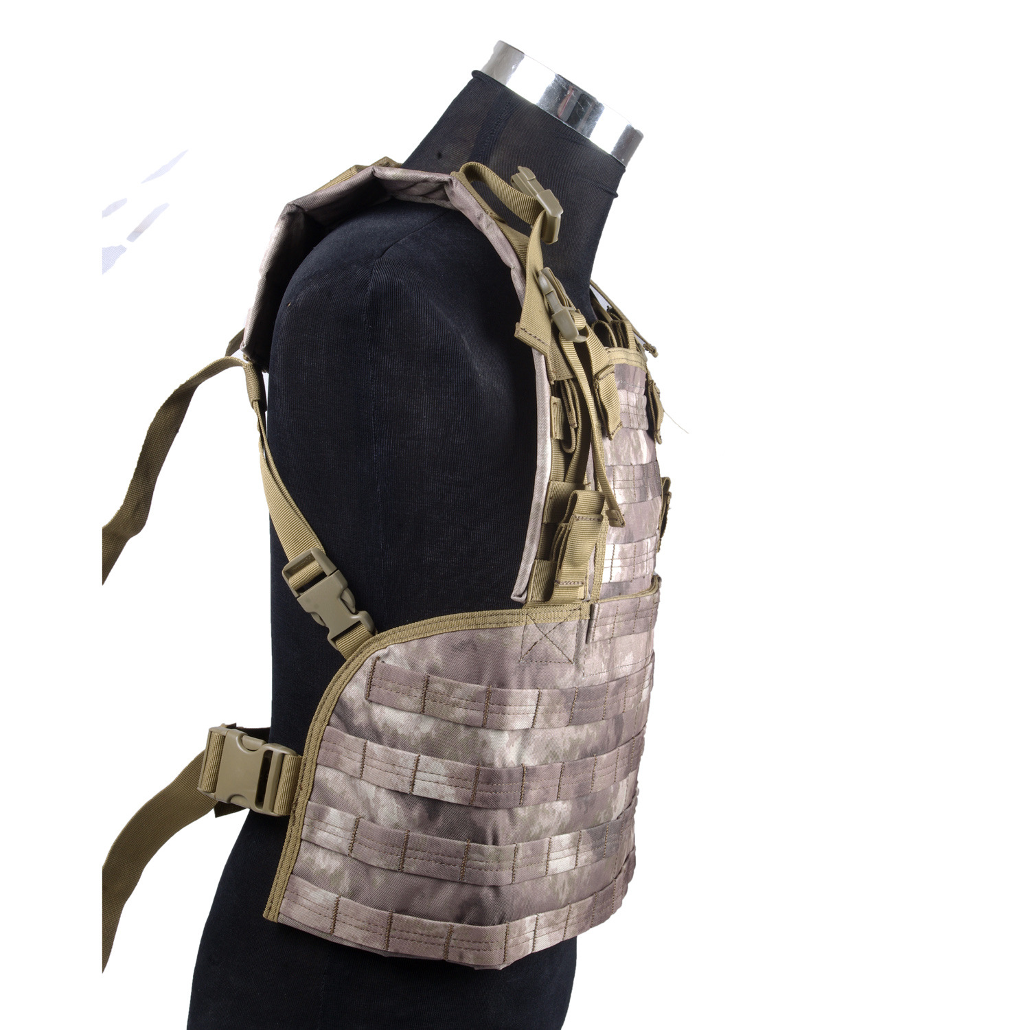 Chaleco táctico RRV MOLLE simple tático colgante de pecho chaleco de nylon equipo CS