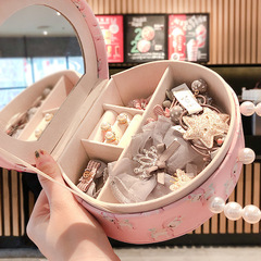 兒童髮飾少女邊夾女童髮夾寶寶發卡公主皮筋頭繩卡通發圈頭飾套盒