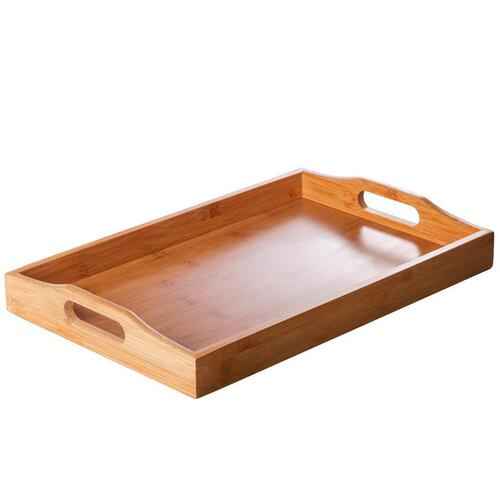 Zhenqi factory wholesale tea tray household dry soaking bamboo tray household tray home household bamboo tray plastic drain tray