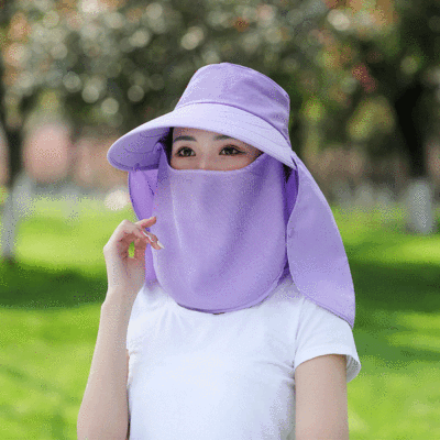 Visor Sunscreen Hat summer outdoors Electric vehicle UV Picking Summer hat work Sun hat