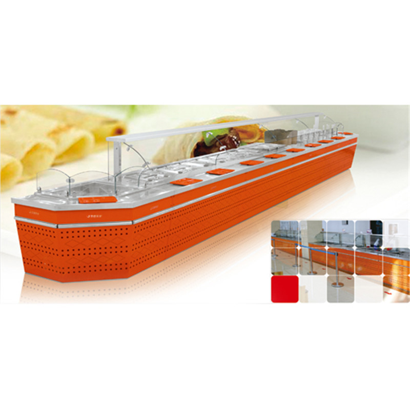 食堂大型多功能组合保温售饭台快餐店饭菜展示台厂家批发可定制