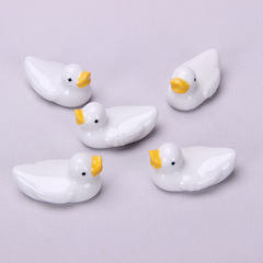 Creative chopstick holder cute little duck chopstick holder chopstick stand 12762 little white duck daily necessities ceramic ornament