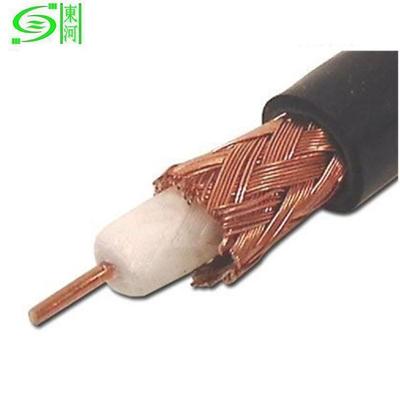 Black Coaxial Line 75ohm RG11 COAXIAL CABLE Shenzhen factory Produce Coax