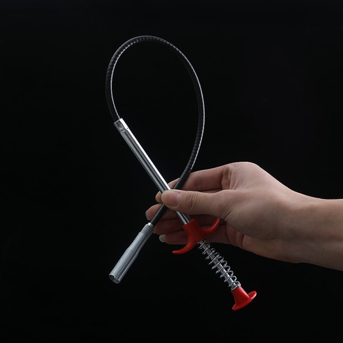 Pipe dredge with grabber sewer pipe cleaning grabber anti-clogging hair multifunctional dredge cleaner