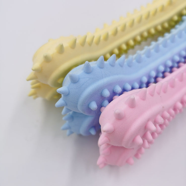 Nueva fragancia espumosa TPR gran amor hueso de juguete perro de molienda palo de Limpieza de dientes de mascotas fabricante de juguetes en stock