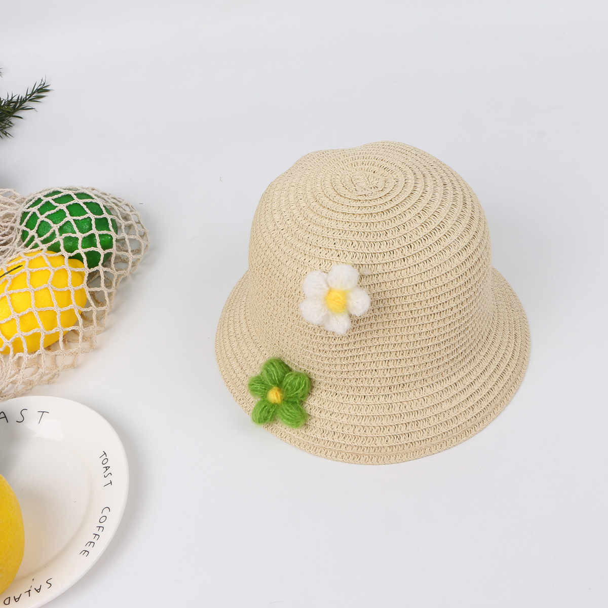 Straw Hat Summer Cute Sun Hat Fashion Sunscreen Cool Hat Baby Hat display picture 9