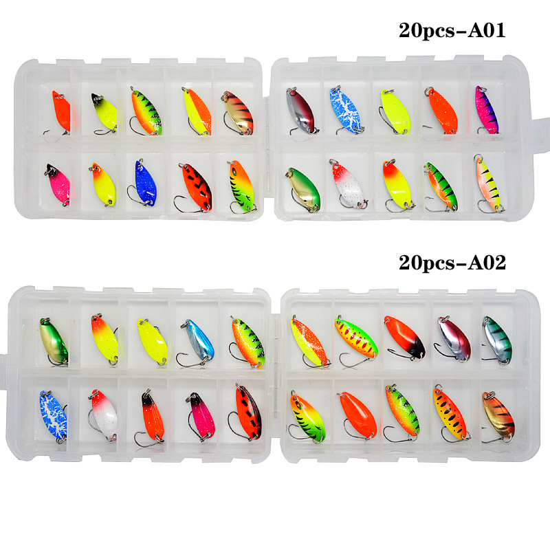 Metal Spoons Fishing Lures Leech Flutter Spoon Fresh Water Bass Swimbait Tackle Gear