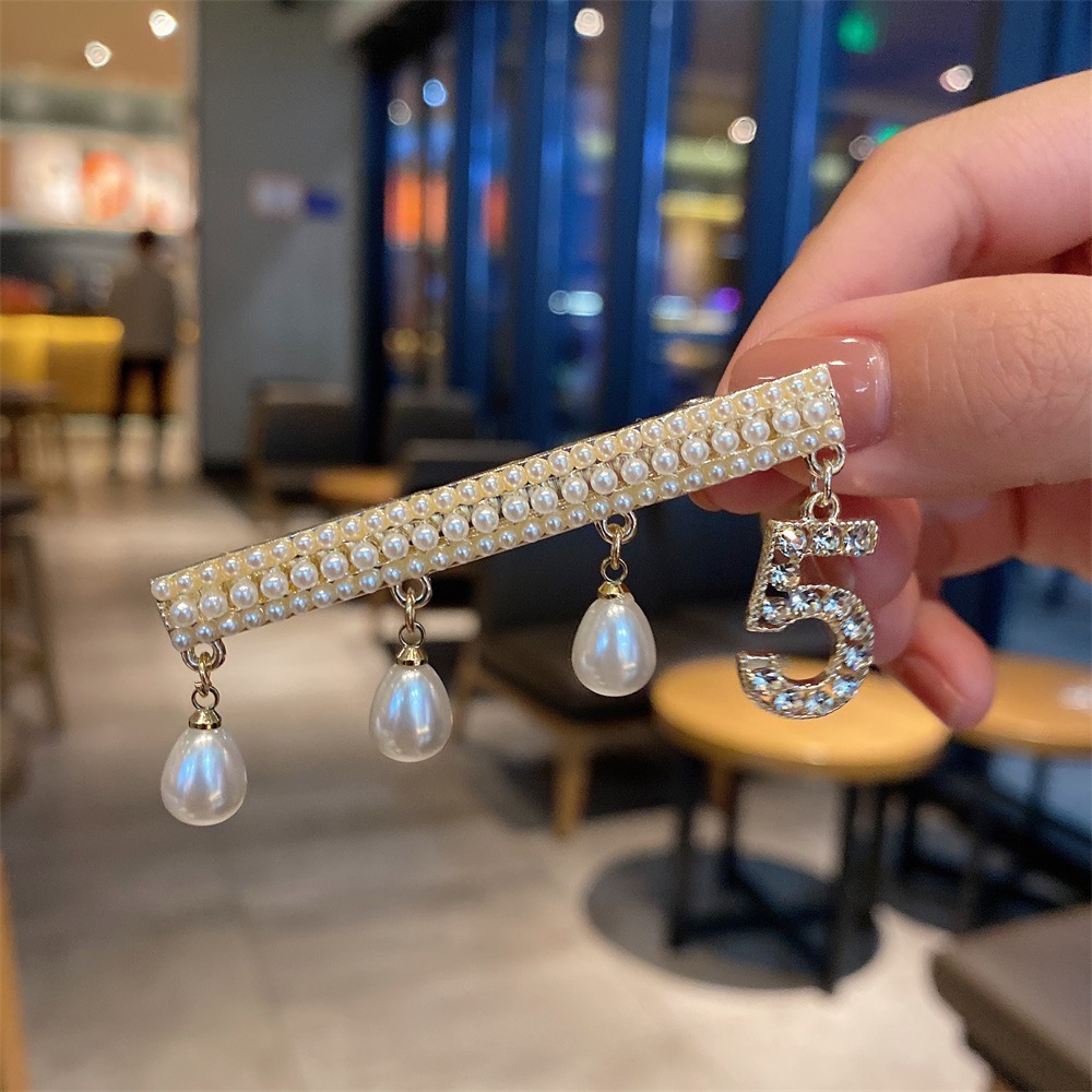 Korean Style Pearl Tassel Pendant Hairpin display picture 8