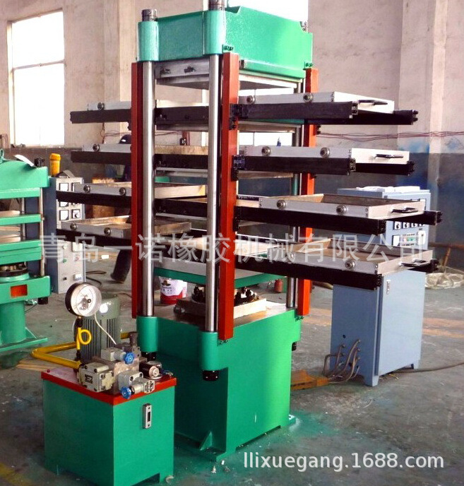 低价出售 XLB-D550x550x4/50T四柱式橡胶地砖硫化机