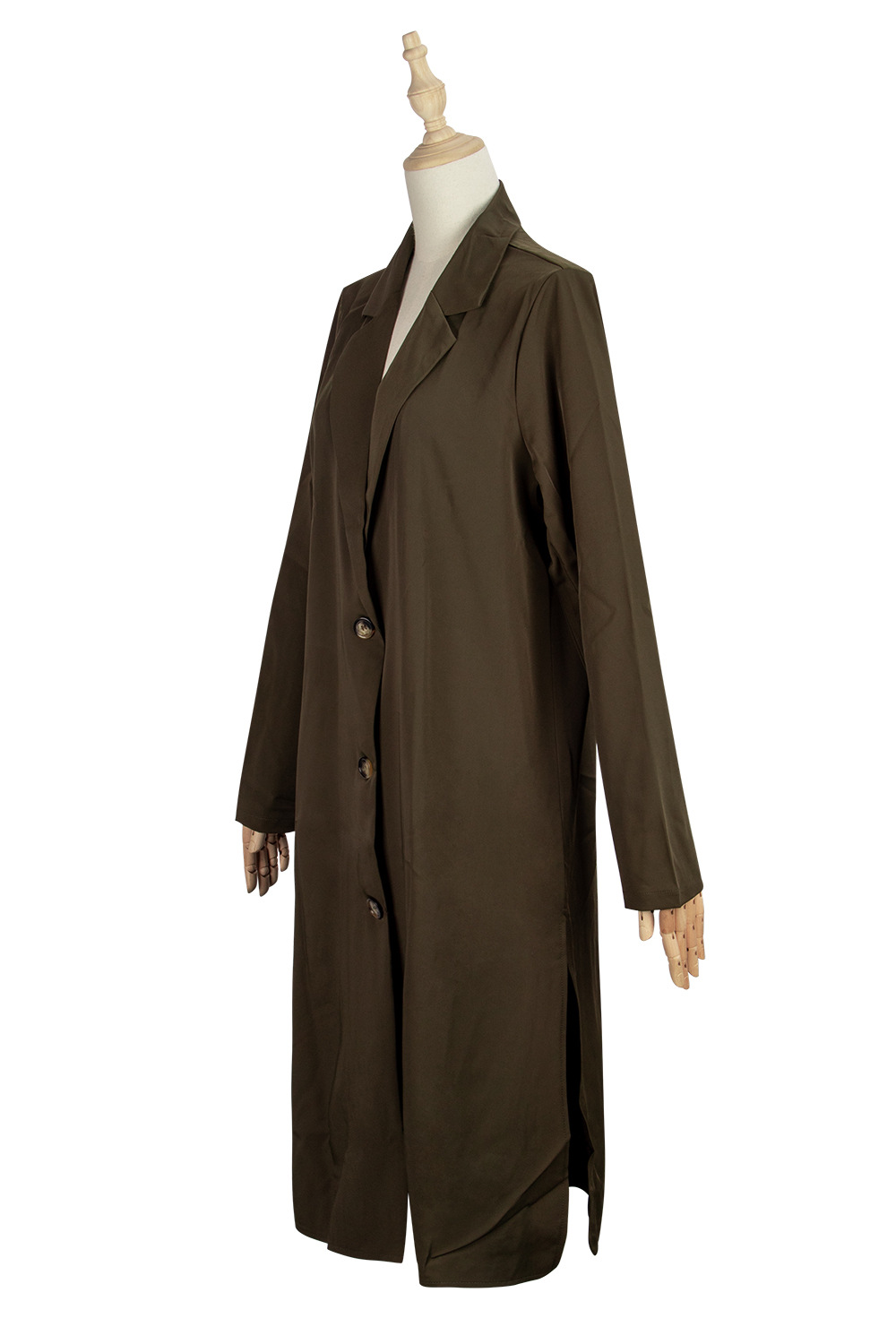 fall/winter casual single-breasted trench coat  NSDF14217