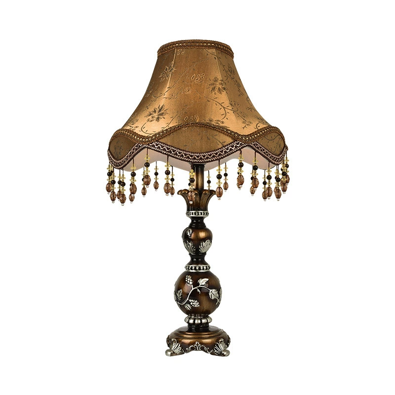 Retro table lamp, creative lights for bed, reading, night light, American style