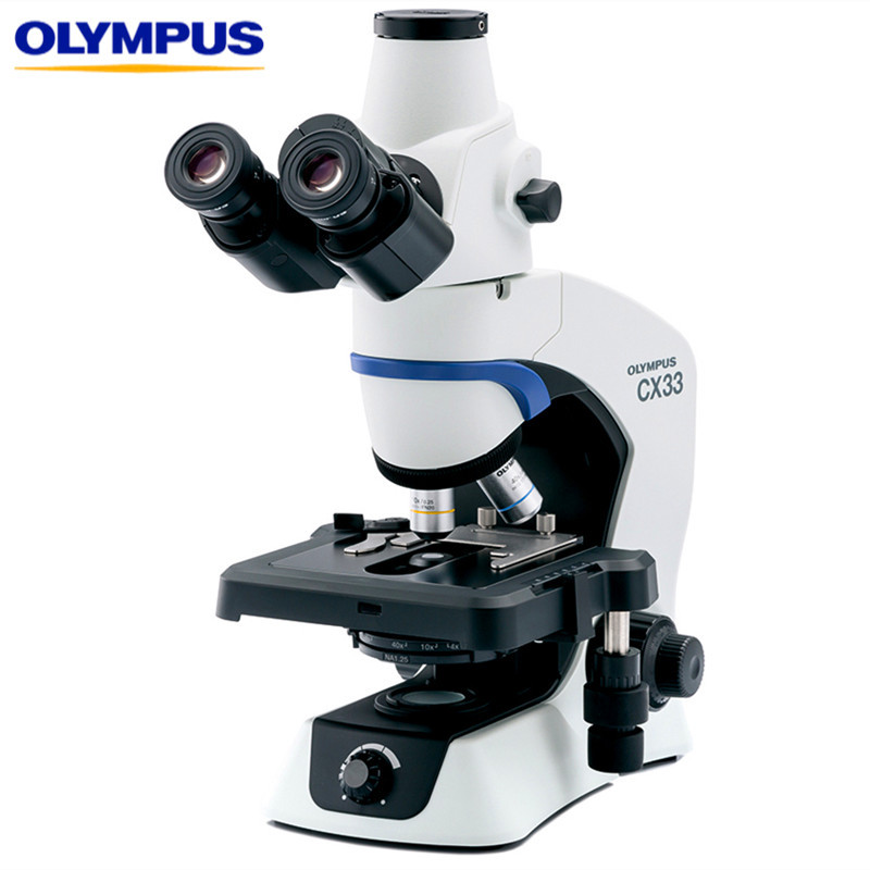 奥林巴斯生物显微镜CX23CX33双目100倍CX43三目实验室医用保修1年