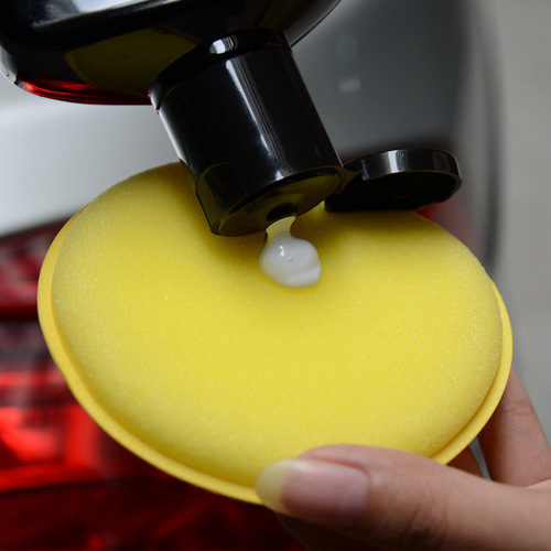 Car Polishing and Waxing Sponge Cleaning Car Washing Sponge Round Pressed Edge Sponge Block 12 Pack