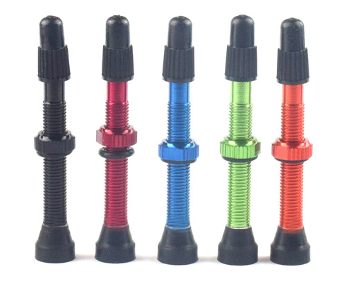 Bicycle tubeless valve, colorful French vacuum valve, aluminum alloy tire valve core