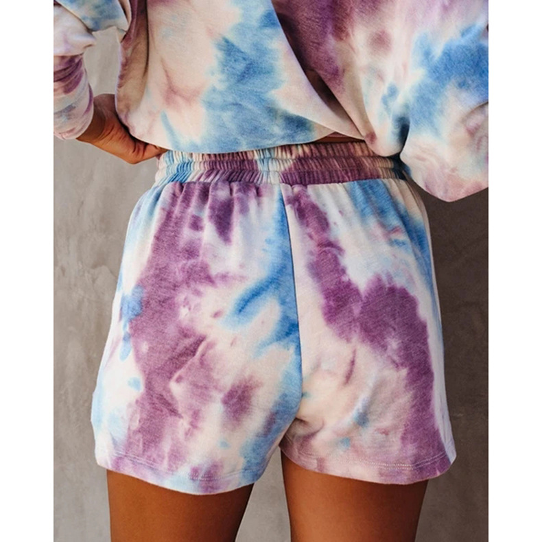 hot style women's summer loose printing home wear casual suit NSKX5973