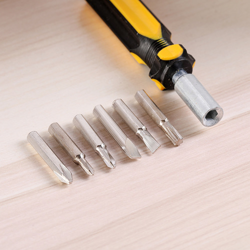 6-in-1 screwdriver, 4-inch manual small screwdriver, multi-function screwdriver, manufacturer source 2 yuan store