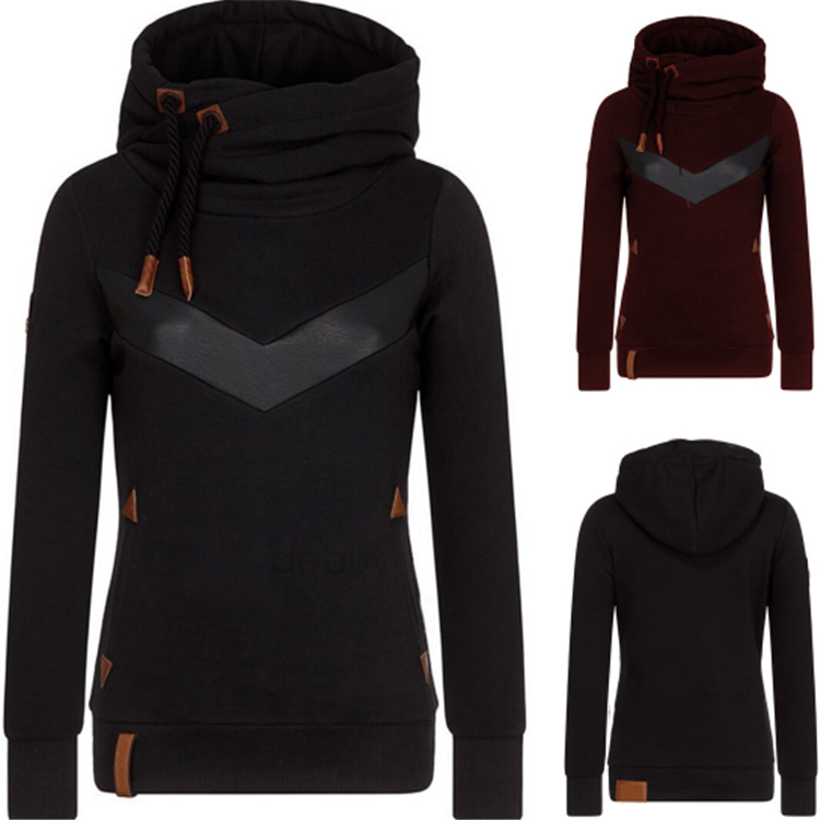 Cross-Border best selling 2022 European and American women's clothing Amazon AliExpress new autumn and winter long sleeve hooded sweater women