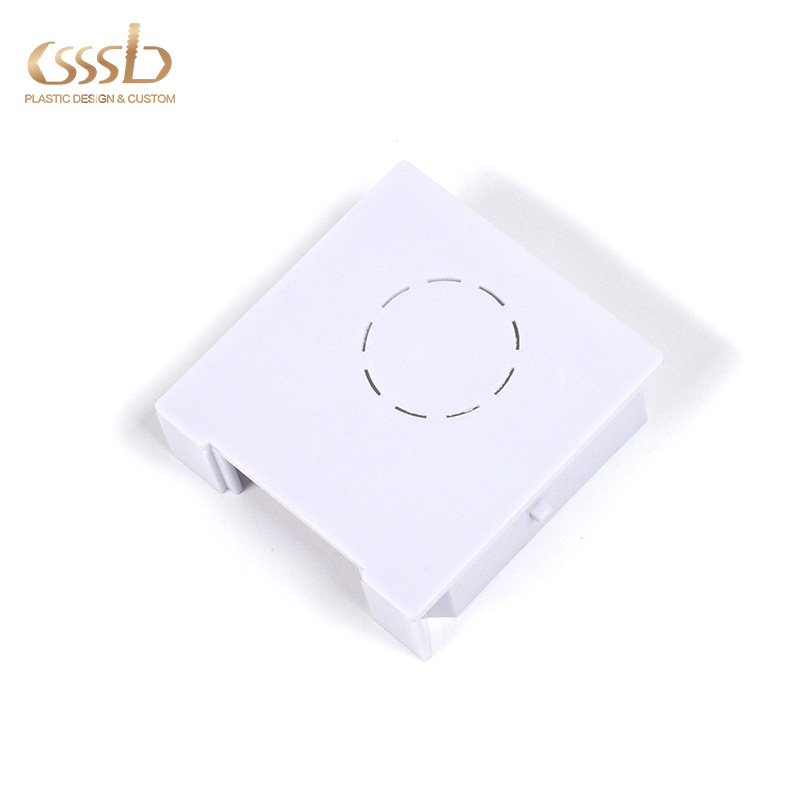 非标厂家塑料注塑件白色ABS遮光耐温堵头LED双色一体灯罩塞子