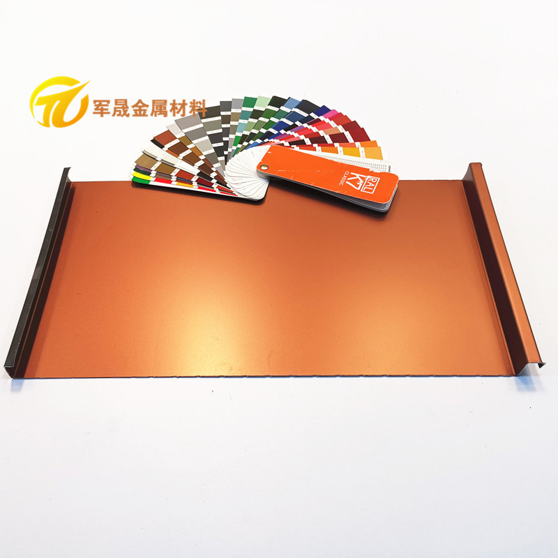 热销新品0.8mm32-410西班牙钛锌板 矮立双锁边幕墙