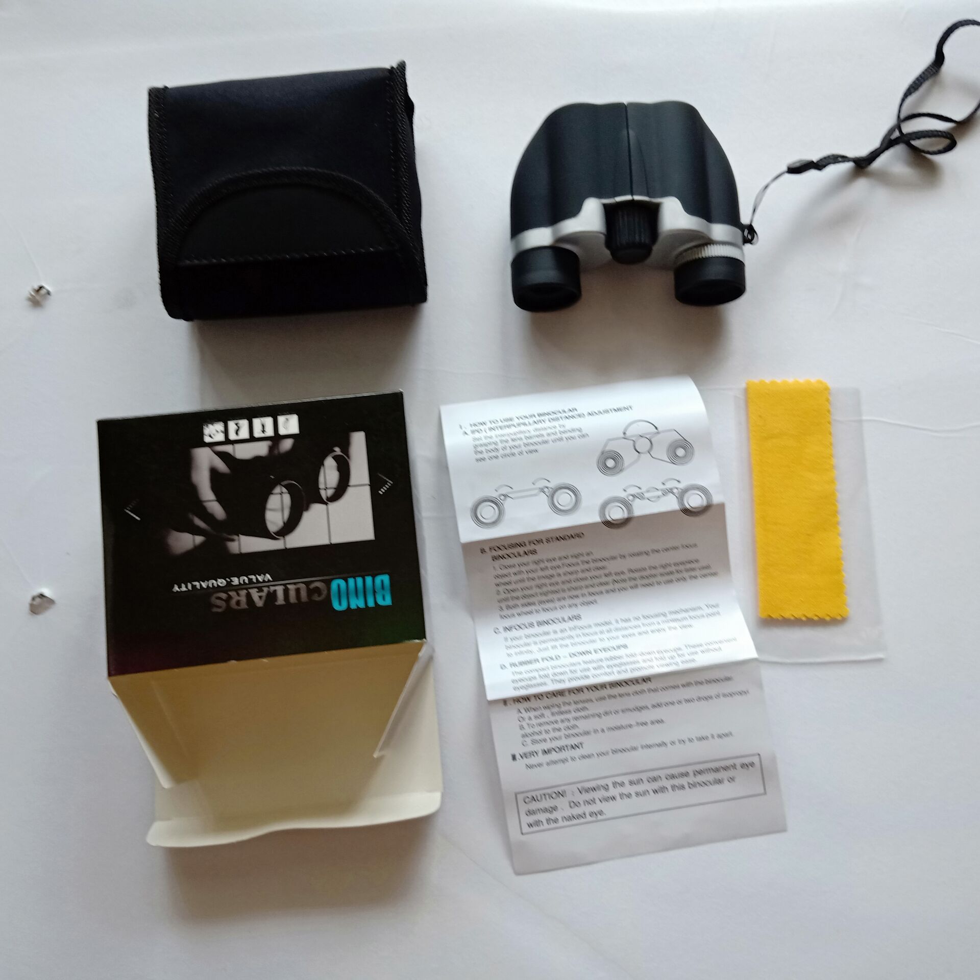 供应JASLE双筒 小保罗10x22望远镜