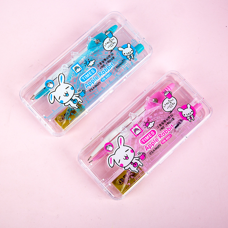 9001 BRÚJULAS DE EXAMEN DE estudiante traje de material didáctico de matemáticas conjunto de 7 piezas herramientas de matemáticas equipo de dibujo de diseño