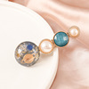 Hair accessory, acrylic resin, hairgrip, set from pearl, Korean style, new collection