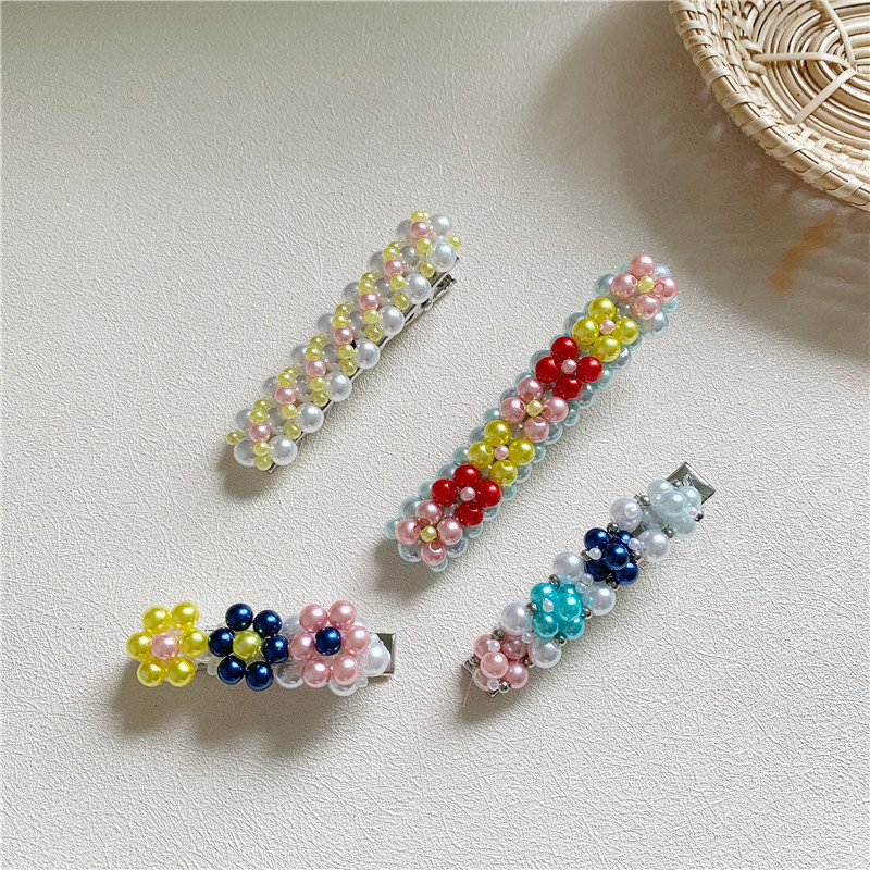 Sweet Design Sens Handmade Pearl Hairpin Pince Latérale Perle Amour Coeur En Gros display picture 4