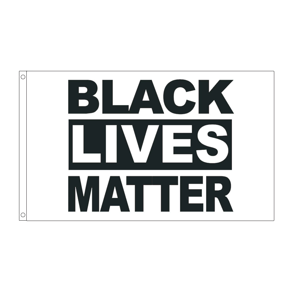 Флаг BLACK LIVES MATTER - печатный флажок на Amazon eBay поставка