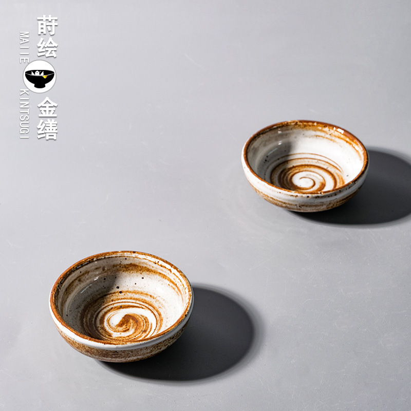 Japanese Style Seasoning Dish Small Dish Dish Dip Soy Sauce Dish Household Dish Handmade Snack Dish Japanese Cuisine Stoneware Tableware Japanese Style Seasoning Dish Small Dish Dish Dip Soy Sauce Dish Household Dish Handmade Snack Dish Japanese Cuisine Stoneware Tableware