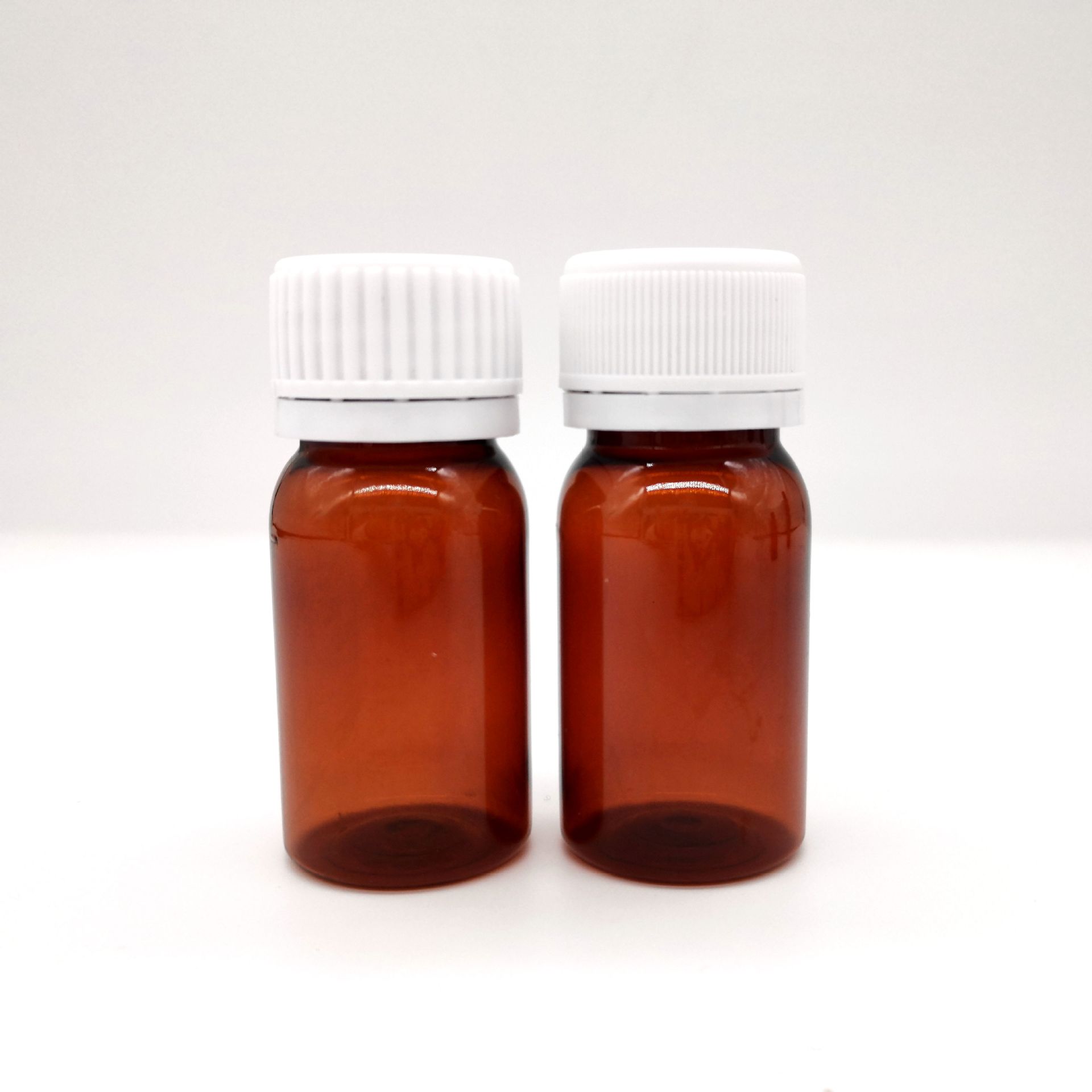 厂家批发 现货供应30ml透明塑料瓶 pet液体刻度瓶 保险盖糖浆瓶