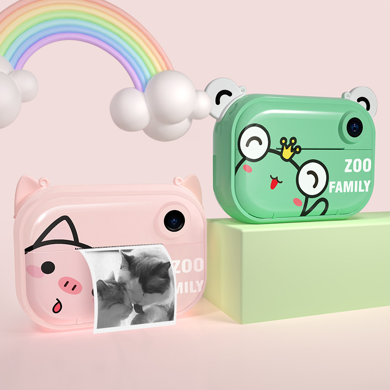 Polaroid printable camera children's digital small camera mini video recorder gift toy thermal printing