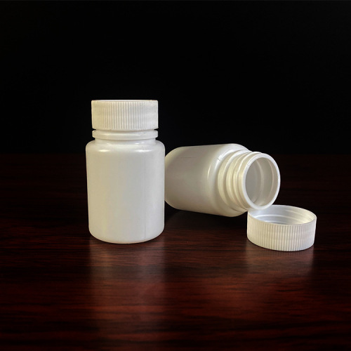 Bulk 30ml plastic bottle powder solid packaging jar, light-proof small bottle, divider bottle, white empty bottle with cap