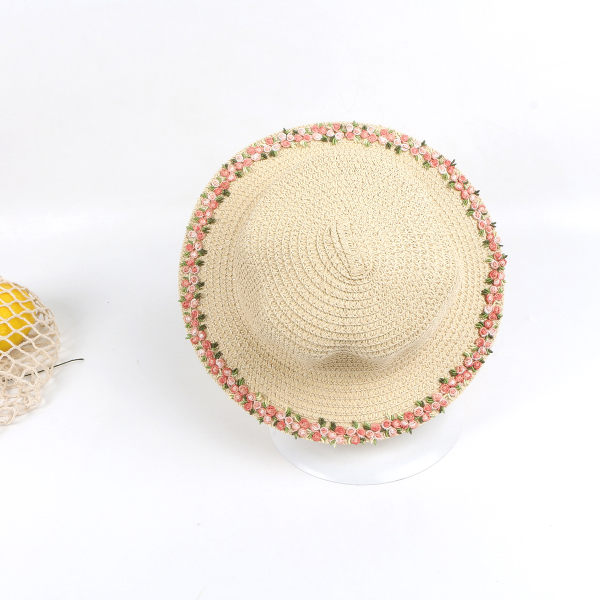 Children adult hat sunscreen beach hat straw hat sun hatpicture9