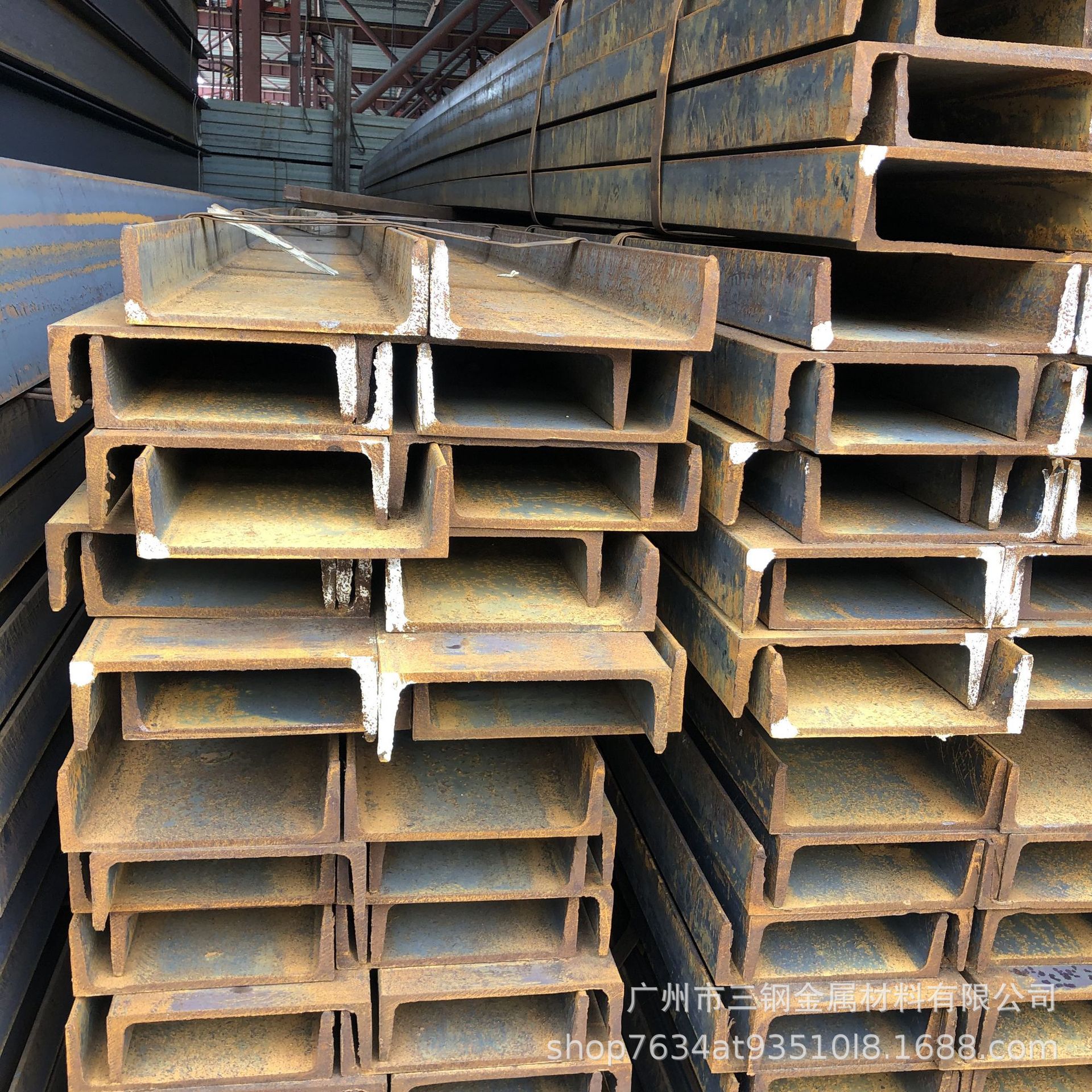 广州热轧槽钢14号厂价批发Q235B国标建筑阁楼用U型黑铁槽加工定制