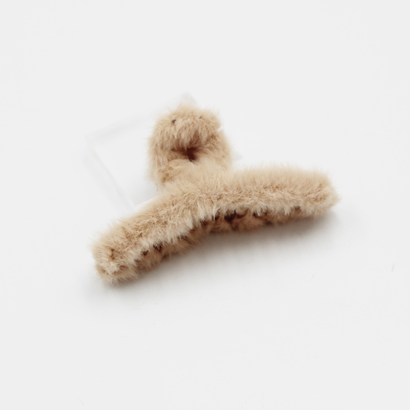 Korean Fashion Plush Hair Clip display picture 2