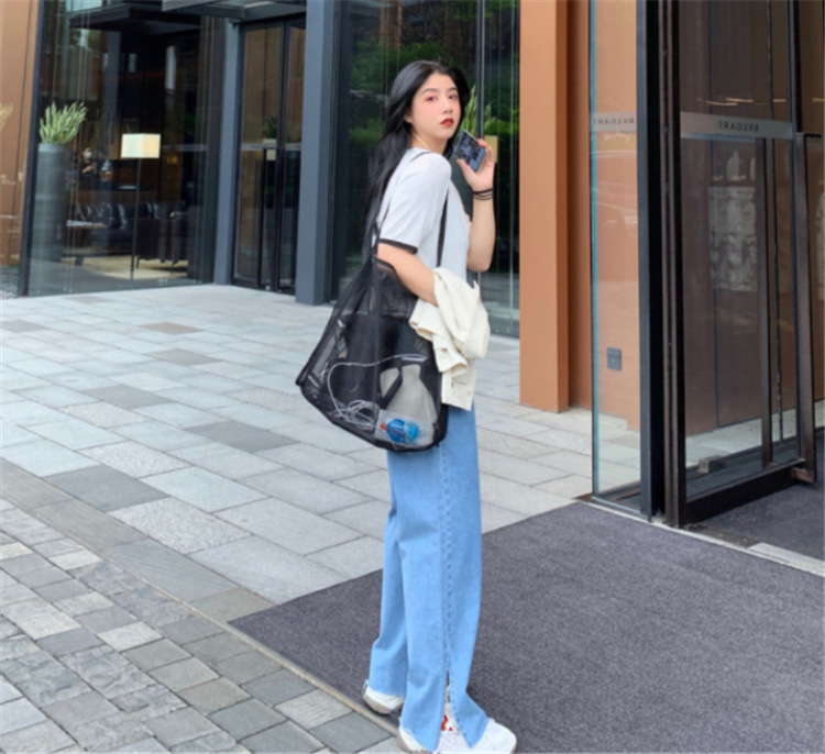 Pantalon léger femme en cow-boy - Ref 3429987 Image 5