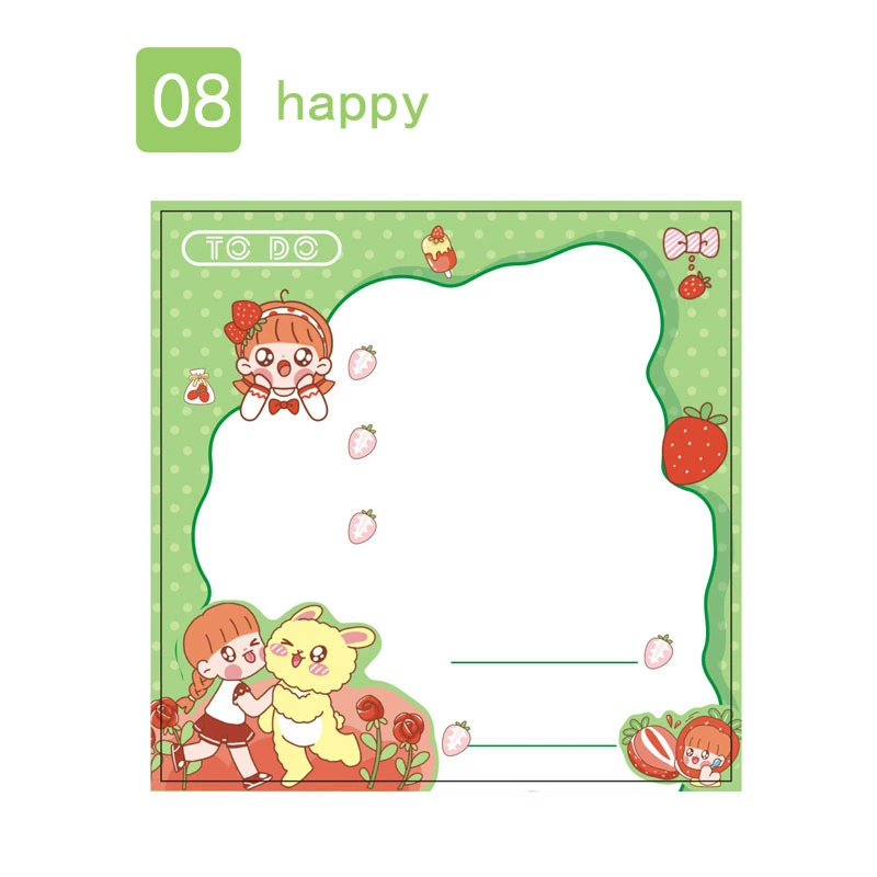 Creative INS Cute 80 Scholarship students can tear the cartoon to leave a message for forgotten the hand account fun material paper