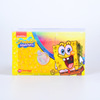 Cartoon pencil case PVC, transparent handheld storage system for elementary school students with zipper, custom made