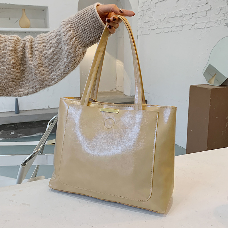 customized new pattern lady Bag fashion Simplicity The single shoulder bag Popular wild ins Net Red High-capacity Totes