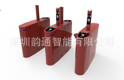 票务系统 人脸识别闸机  智能通道闸机 非标订制烤漆 翼闸